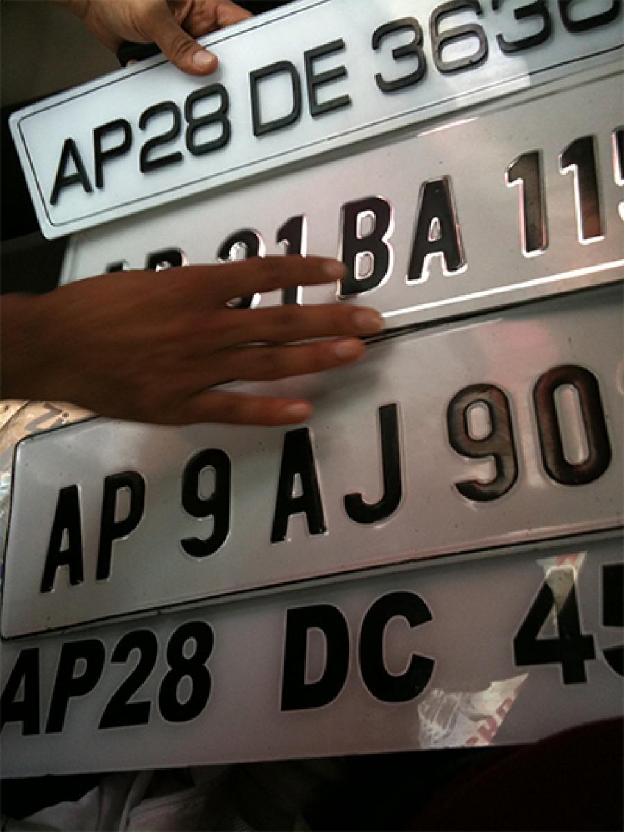 Fake high security number plates rampant